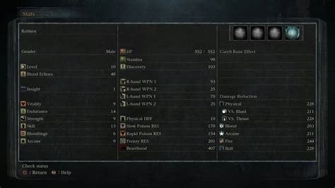 bloodborne how to upgrade stats.